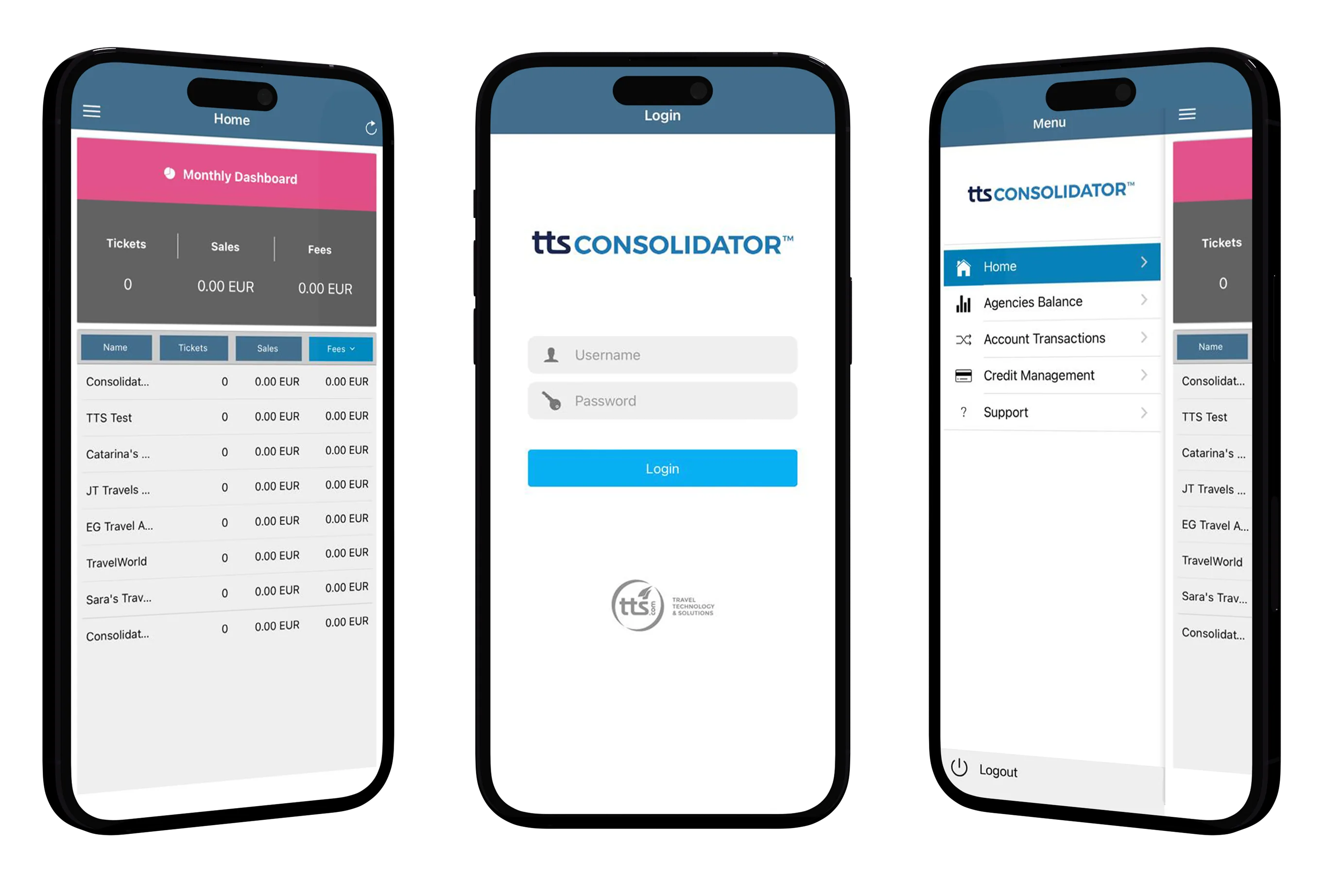 TTS Consolidator mobile app