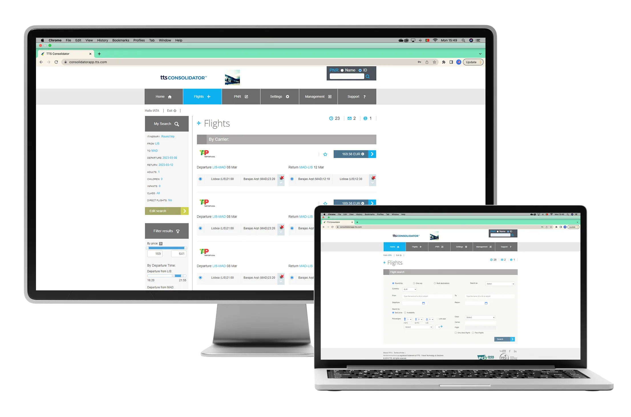 Great search flexibility