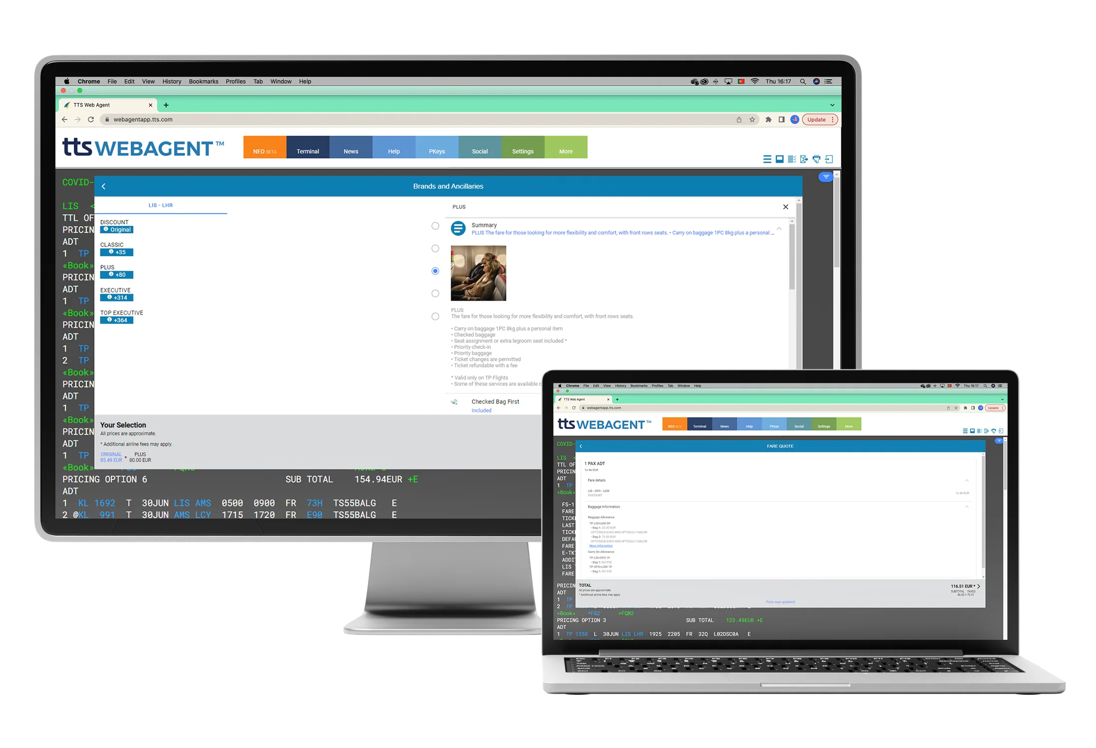 TTS WebAgent Mockup